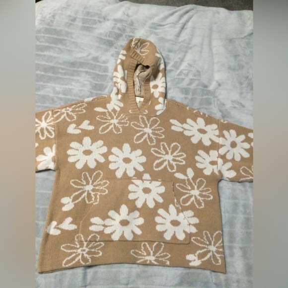 LA Hearts Holly Print Knit Hoodie Sample Size XS - Picture 2 of 7
